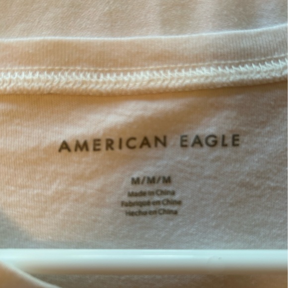 EUC AMERICAN EAGLE CROPPED SHIRT WITH TIE - Picture 2 of 2